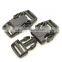 black plastic side release buckle for webbing