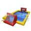 outdoor fun pvc tarpaulin inflatable soccer game bounce house