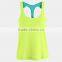 wholesale 95 cotton 5 spandex two tone sexy sports tops
