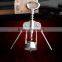 stainless steel wine corkscrew and wine opener