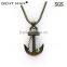 Custom jewelry wholesale chinasteel anchor stainless steel pendant