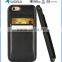 PU Leather Skin TPU Case for iPhone 6S/6 Plus with Card Slot and Stand