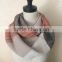 New women knitted thick winter scarf circle wrap