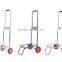 Travel small luggage cart, Portable folding small shopping cart, Folding luggage cart with two wheel