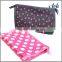 Horizontal version of the square makeup Bags cosmetic bag