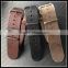 Flat 1 piece real custom leather watch straps and watch bands