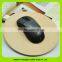 15012 Competitive price PU leather laptop round shape mouse pad