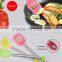 High Quality Food Grade 8-Piece Stainless Steel Handle Silicone Kitchen Tools,Cooking Utensil