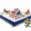 Colorful and Outdoor sports ,Inflatable Giant twister bed for sale
