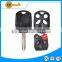 abs 4 button universal transponder key without logo with uncut blade for ford galaxy mustang escort
