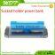 Cylinder 2600mah lipstick power bank mini usb portable lipstick powerbank