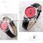 New models from Doris Watch roman index dial bright leather band fashion watches oem watch
