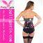 Skull pattern of Latex Sport Waist Cincher and waist Trainer corset