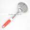 Novel design TPR handle skimmer spoon stainless steel wire skimmer kitchen utensils