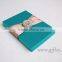 Custom New Design blue wedding invitation gift box from direct manufacturer