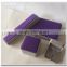 Flocking jewelry Boxes Purple Jewelry Packing Wholesale Box Equitable Price