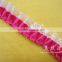ribbon embroidery lace trim for curtain dresses