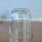 Clear glass tumbler