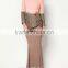 Printed appliqued excellent supplier made in china muslim dress