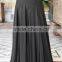 OEM service China factory custom made Wholesale muslim abaya knit solid skirt