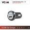 USB car charger 2 port,custom micro dual usb car charger