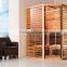 Wooden sauna room, portable steam room sauna steam combined