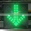 High way red cross green arrow 600mm toll station LED traffic light