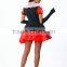 2015 Sexy ladies fancy dress Halloween Carnival queen of hearts costume