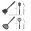 2016 new style Cooking Nylon scoop set cooking utensils kitchen ware11pcs nylon kitchen tools set NL10