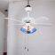 Esc reverse function 110-240v 48''iron balde white ceiling fan lights