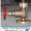 Marine Vertical Bronze F7334A  Hose  Valve 10k
