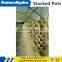Vertical Plastic Garden Tower Plastic Stackable Pots