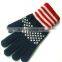 Fashion Winter Woven Logo Warm Knitted Gloves