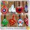 Free sample good quality oem custom fabric luggage tags