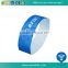 Blue LOGO Printed Paper One Time Use NTAG213 NFC RFID Wristband