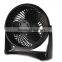 Industrial standing floor fan metal blades