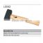 1kg cast iron cheap mason hammer with wooden handle