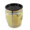 Custom Bucket-shaped wood-printing metal tin