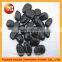 Black pebbles ,decorative garden edging stone black pebble