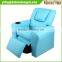 Blue Kids Padded PU Leather Recliner Chair