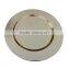 BRASS PLATED WEDDING CHARGER PLATE