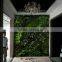 Home and outdoor decoration synthetic cheap artificial vertical green succulent grass wall E08 0411