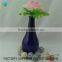 Dark color round antique glass vases home decorate