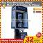 Outdoor freestanding public telephone booth model