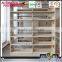 Luoyang steelite stainless steel bookcase/cheap price metal library bookshelves