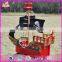2017 Top fashion children imagine shark bite pirate ship wooden toy pirate ship & pirate play set W03B060-S