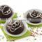 Silicone round cake pan easter egg cake mold egg tart cup microwave baking pan