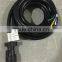 S10333 7 Way Rv Blade Molded Trailer Wire 8' Feet Replacement Cable Cord Harness with Premium Double Prong Connector End Plug