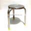 Round Shape Stainless Steel Metal Stool Bar Chairs Restaurant Chair