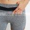 100 Polyester Lycra Shorts Colorblock Panel Active Heathered Yoga Custom Sweat Shorts For Women